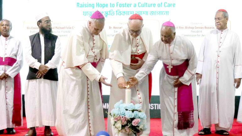 ঢাকা মহাধর্মপ্রদেশে ন্যায় ও শান্তি কমিশনের ৫০ বছরের জুবিলী উদযাপন 